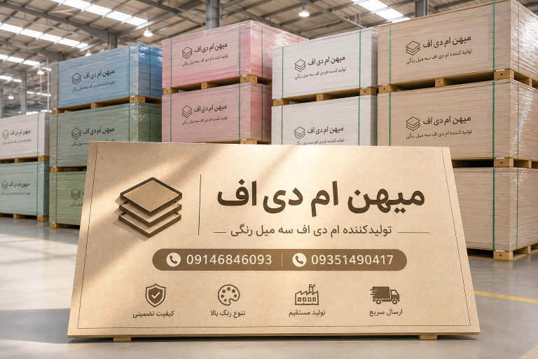قیمت ام دی اف سه میل رنگی
